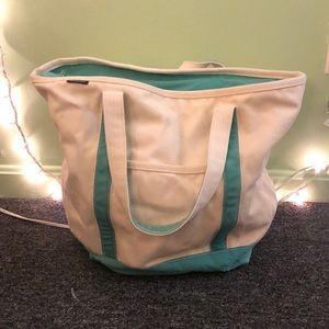 Large canvas tote bag